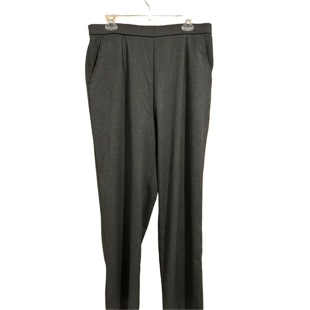 Briggs New York Women’s Size 16W Black Slip On Dress Pants Slacks
